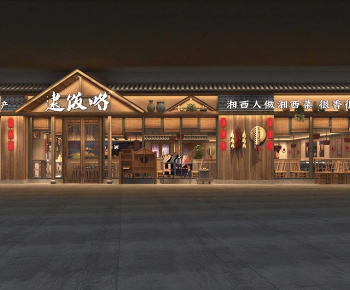 New Chinese Style Facade Element-ID:835189105