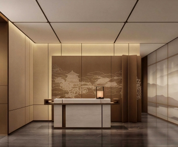 New Chinese Style Lobby Hall-ID:160352954