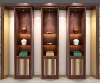 New Chinese Style Decorative Cabinet-ID:651047951