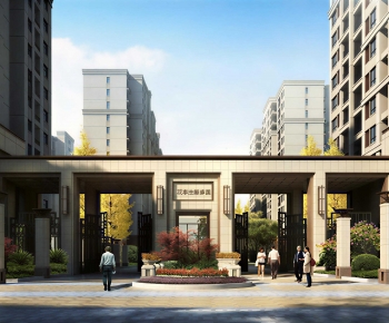 New Classical Style Facade Element-ID:718708997
