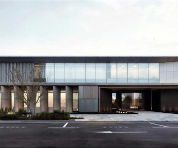 Modern Appearance Of Commercial Building-ID:914460906