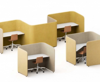Modern Office Desk And Chair-ID:104893921