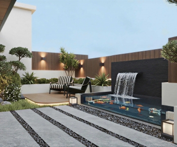 Modern Courtyard/landscape-ID:407341964