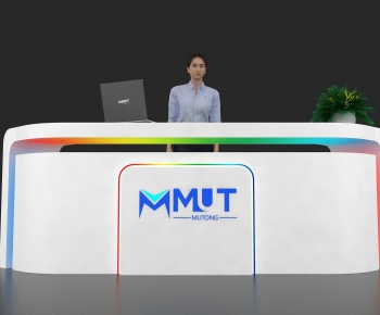 Modern Reception Desk-ID:509567023