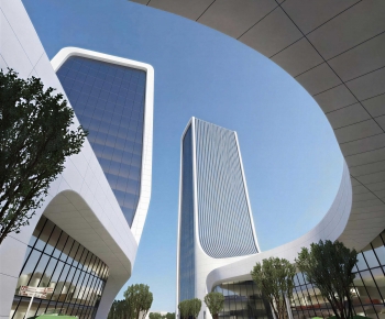 Modern Appearance Of Commercial Building-ID:337883008