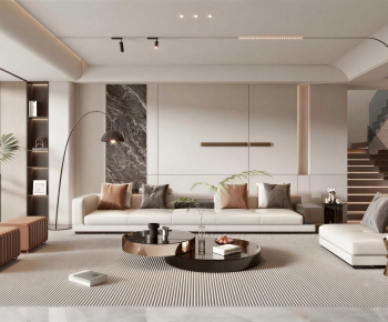 Modern A Living Room-ID:502789072