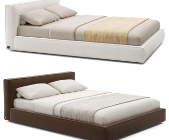 Modern Double Bed-ID:213570121