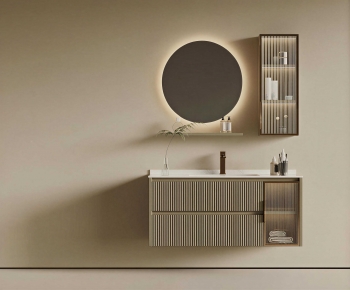 Modern Bathroom Cabinet-ID:153554921