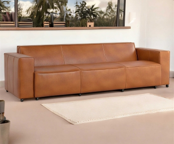 Modern Three-seat Sofa-ID:148566014