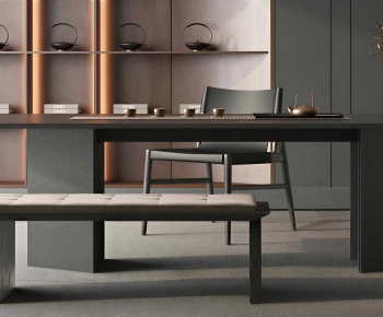 New Chinese Style Tea Tables And Chairs-ID:887656937
