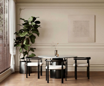 Modern Dining Table And Chairs-ID:642259128