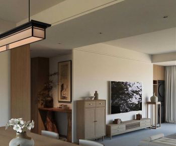 New Chinese Style A Living Room-ID:793754105