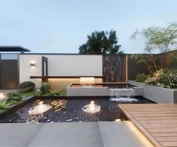 Modern Courtyard/landscape-ID:720138071