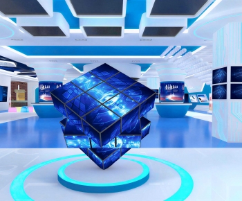 Modern Exhibition Hall-ID:742901093