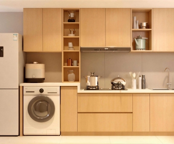 Modern Laundry Cabinet-ID:982492923
