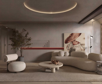 Wabi-sabi Style A Living Room-ID:489097127