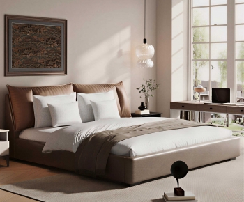 Modern Double Bed-ID:600212101