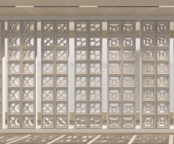 Modern Cement Brick Screen Partition-ID:854638102