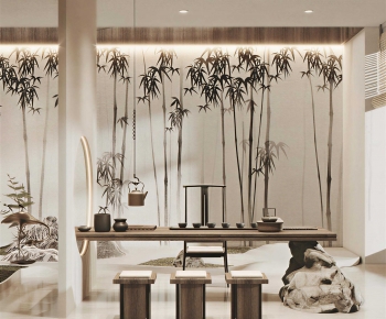 New Chinese Style Tea House-ID:165860792
