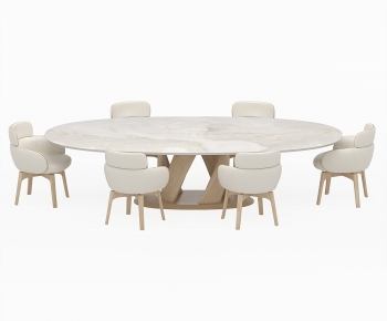 Modern Dining Table And Chairs-ID:674837111