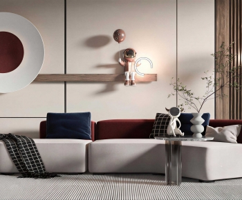 Modern Curved Sofa-ID:300478943