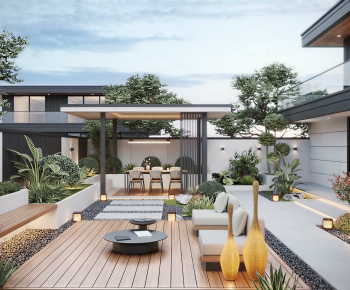 Modern Courtyard/landscape-ID:577610026