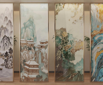 New Chinese Style Partition-ID:504585035