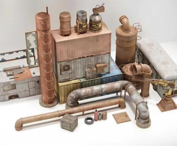 Modern Industrial Equipment-ID:526663065