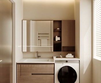 Modern Bathroom Cabinet-ID:701206924
