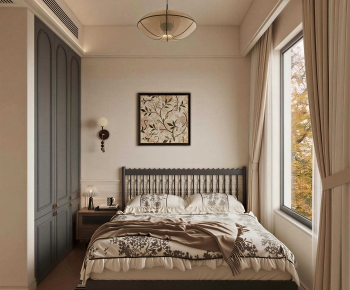 American Style Bedroom-ID:640085947