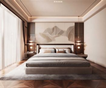 New Chinese Style Bedroom-ID:106771058
