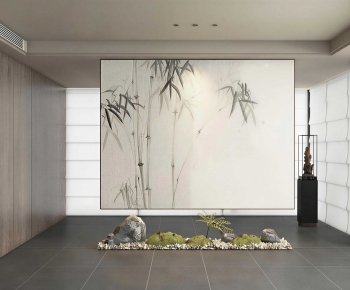 New Chinese Style Plant Landscaping-ID:136784086