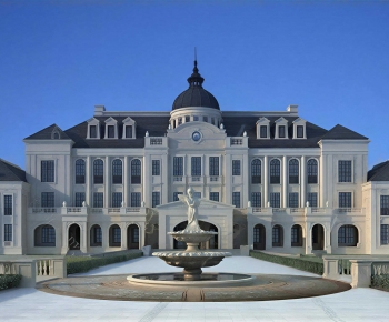 European Style Building Appearance-ID:125343085