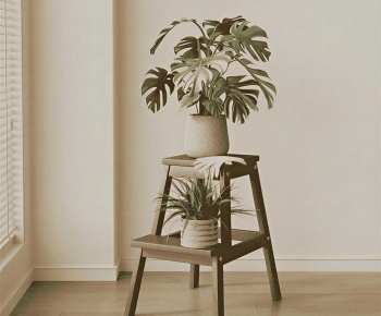 Modern Potted Green Plant-ID:633356099