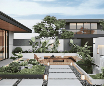 Modern Courtyard/landscape-ID:252141959