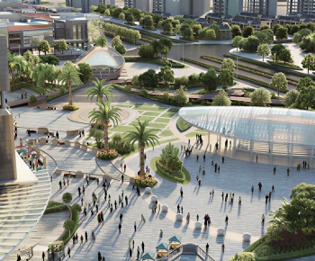 Modern Park Landscape-ID:326385029