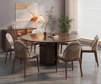 Modern Dining Table And Chairs-ID:680535087