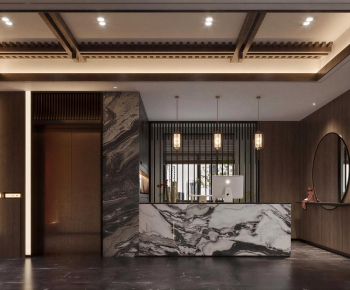 New Chinese Style Lobby Hall-ID:302778018