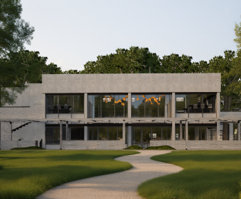 Modern Appearance Of Commercial Building-ID:693772082