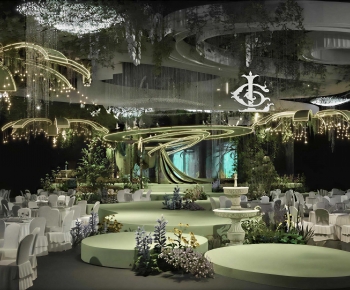 Modern Banquet Hall-ID:386390925