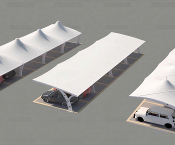 Modern Outdoor Parking Lot-ID:299977068