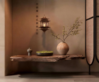Wabi-sabi Style Console-ID:865602023