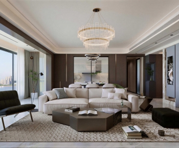 Modern A Living Room-ID:484215975