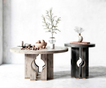 Wabi-sabi Style Coffee Table-ID:662830111
