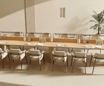 Modern Computer Desk And Chair-ID:495614059