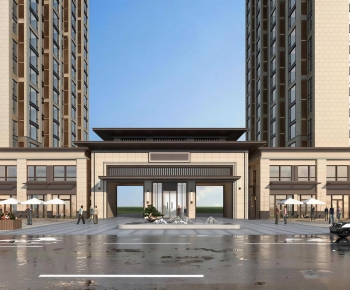 New Classical Style Facade Element-ID:918749095