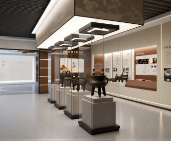 New Chinese Style Exhibition Hall-ID:954909332