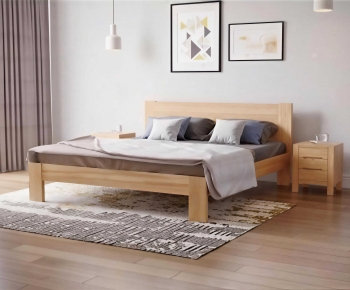 Modern Double Bed-ID:570034989