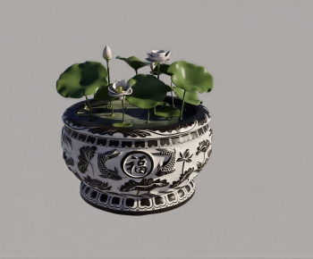 Chinese Style Decorative Set-ID:831244954