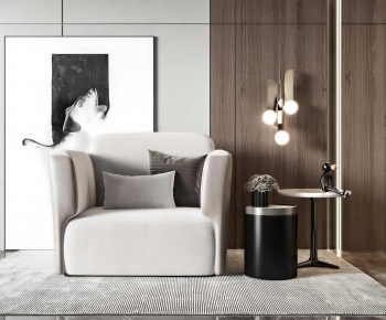 Modern Single Sofa-ID:356239087